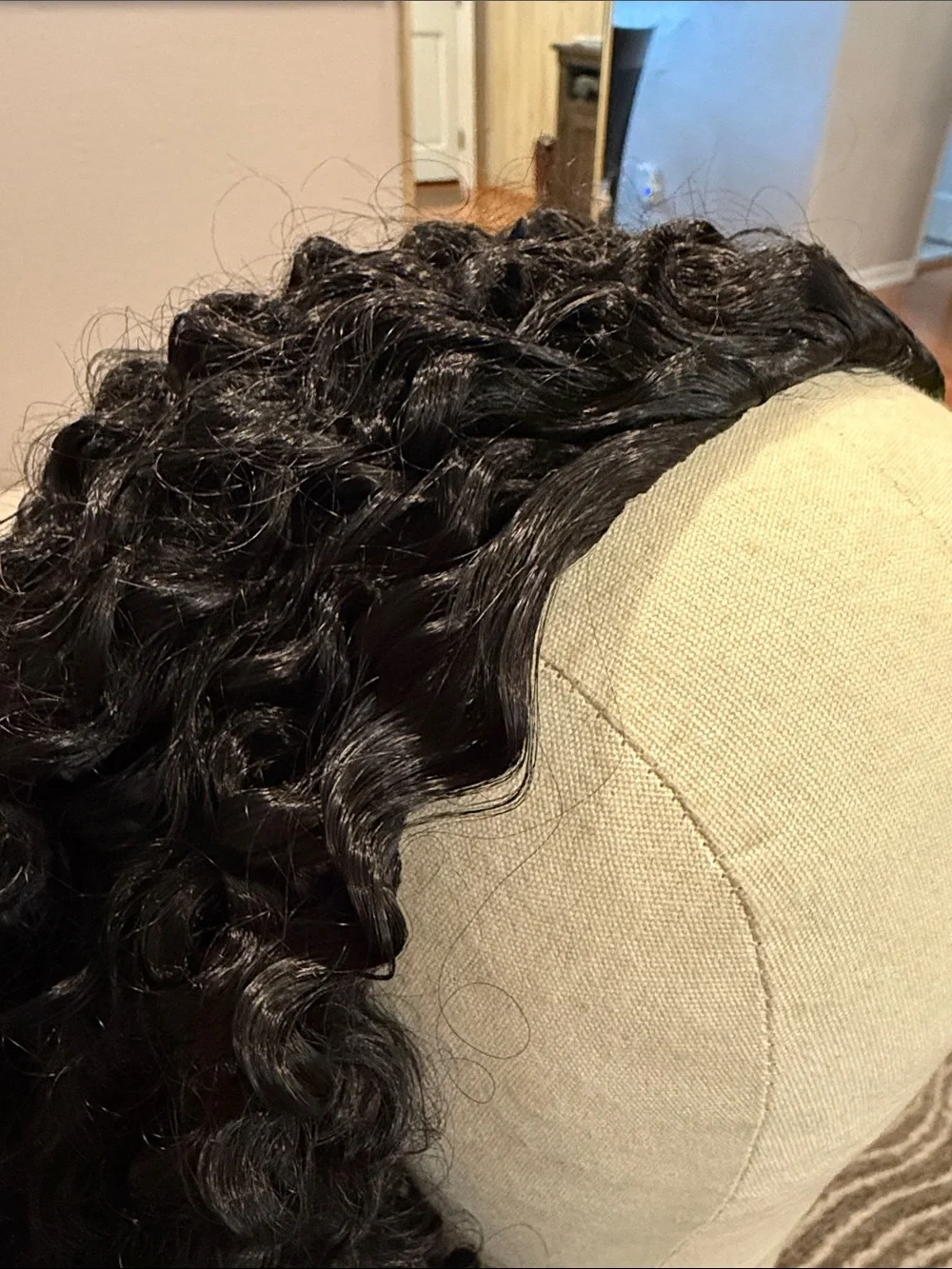 20” Synthetic‎ Kinky Curly 3-in-1 Half Wig 200% Density #067